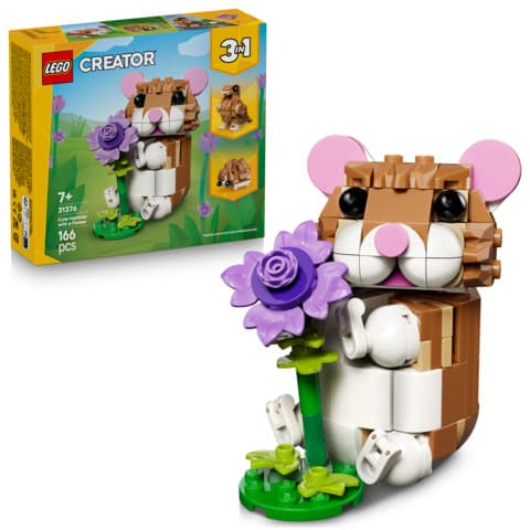 LEGO Creator Sød hamster med blomst 31376