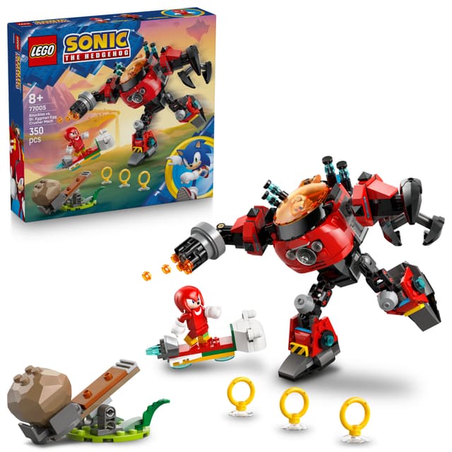 LEGO Sonic the Hedgehog Knuckles mod dr. Eggmans Egg Crusher-mech 77005