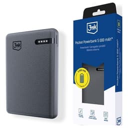 3MK PowerBank 5000mAh 12W USB-C - Grå