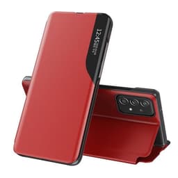 Galaxy A73 Etui Eco Læder View - Rød