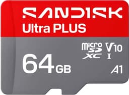 SanDisk Ultra PLUS microSD kort (64GB)