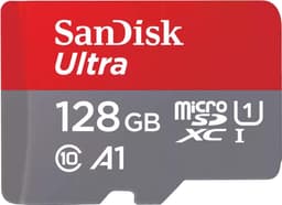 SanDisk Ultra PLUS microSD kort (128 GB)