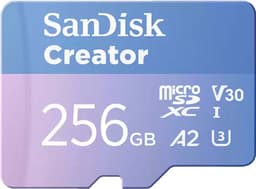 SanDisk Creator Extreme microSD kortti (256 GB)