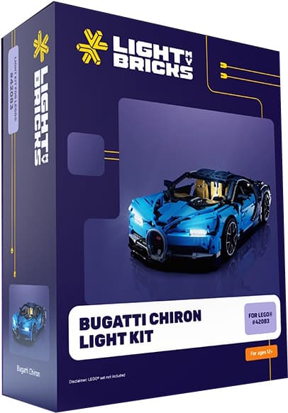 Light My Bricks™ Bugatti Chiron lyspakke