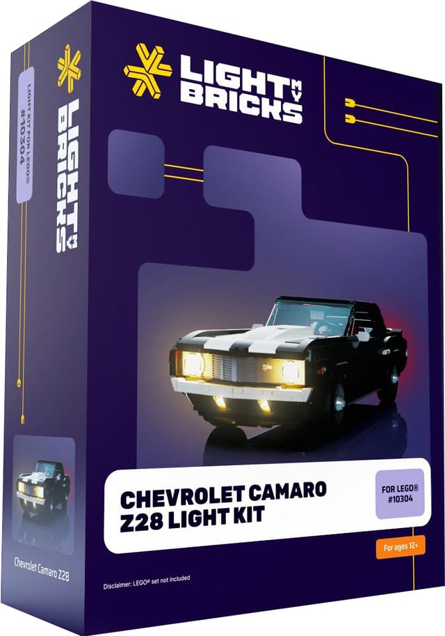 Light My Bricks ljuskit Chevrolet Camaro Z28 10304