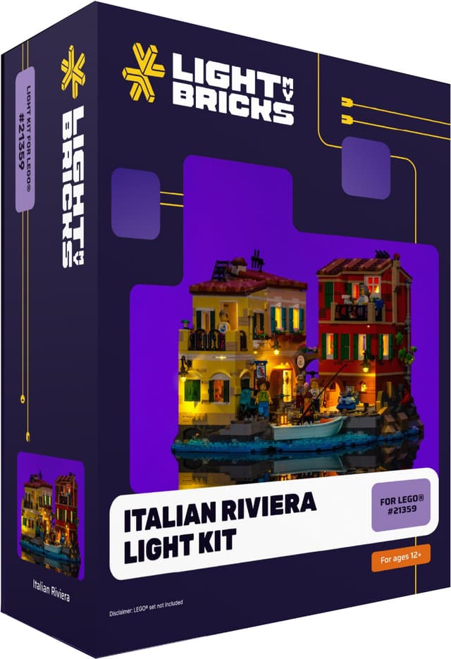 Light My Bricks™ Italiensk Riviera lyspakke