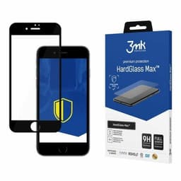 3MK iPhone 7 Plus Härdat Glas Skärmskydd Max - Svart