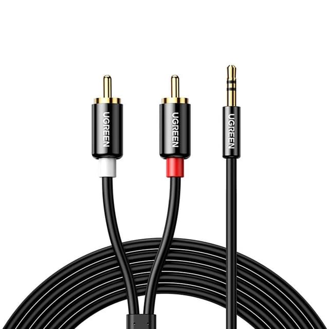Ugreen 2 RCA Till Audio Kabel 3.5mm Mini Jack 1.5m