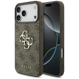 Guess Mobilskal till iPhone 17 Pro Max 4G Big Logo - Brun