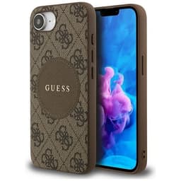 Guess Mobilskal till iPhone 16e MagSafe 4G Circle Classic Logo