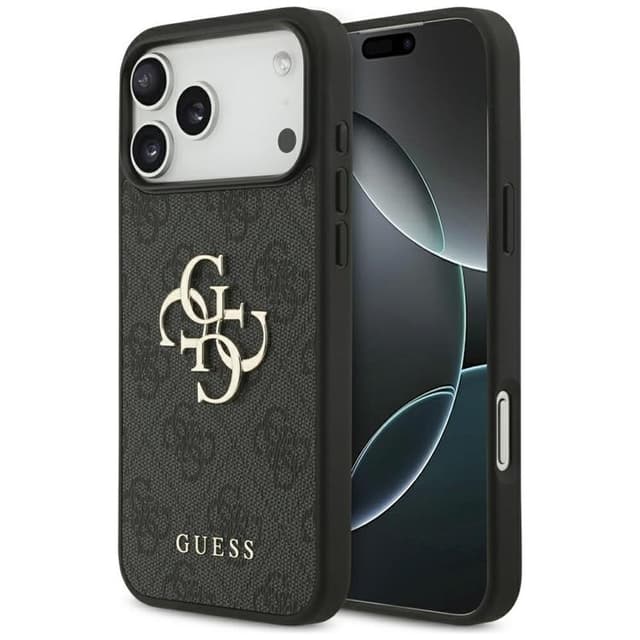 Guess Mobilskal till iPhone 17 Pro Max 4G Big Logo - Svart