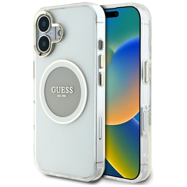 Guess Mobilskal till iPhone 16 MagSafe IML Colored Circle