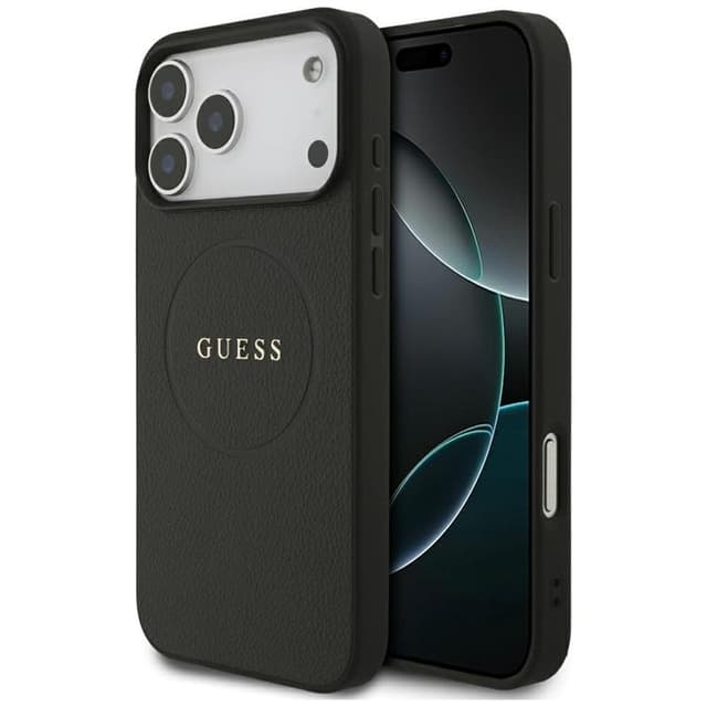 Guess Mobilskal till iPhone 17 Pro Max MagSafe Grained Ring