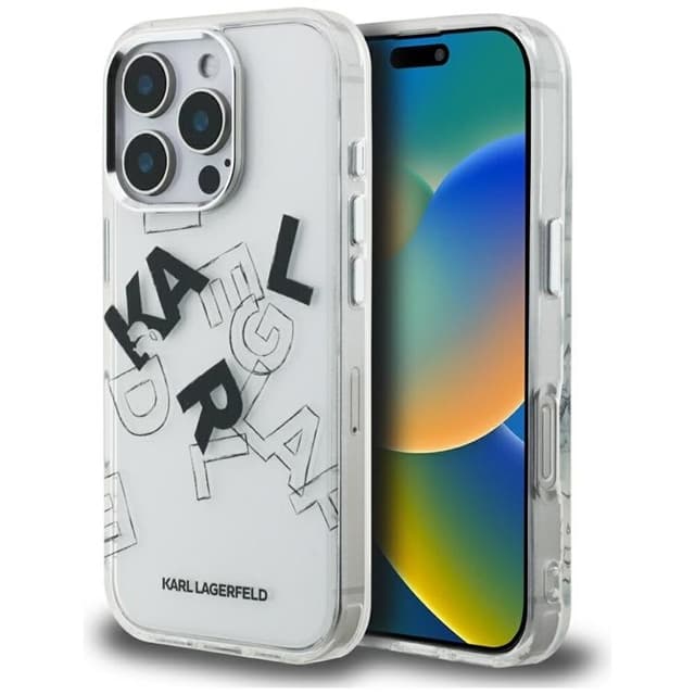 Karl Lagerfeld Mobilskal till iPhone 16 Pro Max IML Sketched Graphic