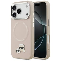 Karl Lagerfeld Mobilskal till iPhone 17 Pro Max MagSafe Karl Och Choupette Pins
