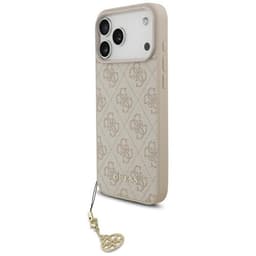 Guess Mobilskal till iPhone 17 Pro Max MagSafe 4G Charms Collection - Rosa