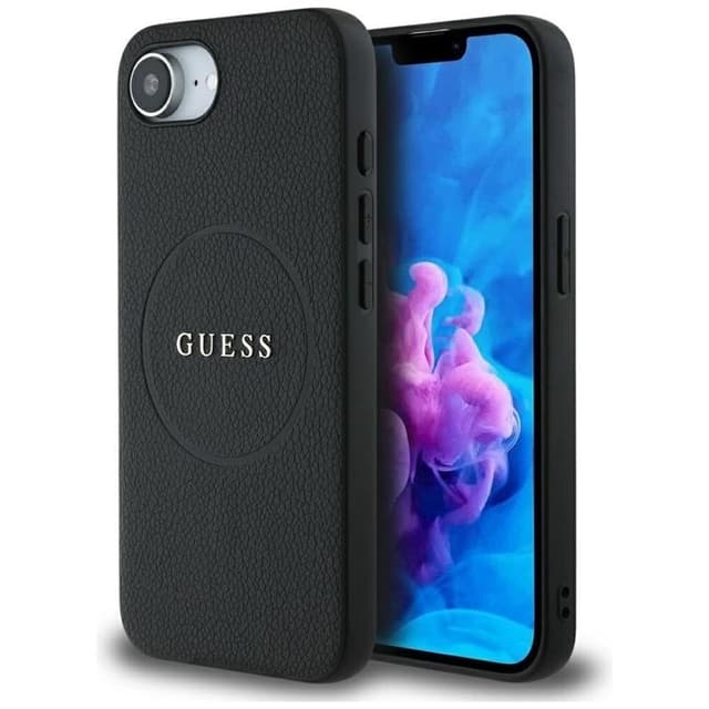 Guess Mobilskal till iPhone 16e MagSafe Grained Ring