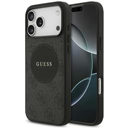Guess Mobilskal till iPhone 17 Pro Max MagSafe 4G Circle Classic Logo - Svart