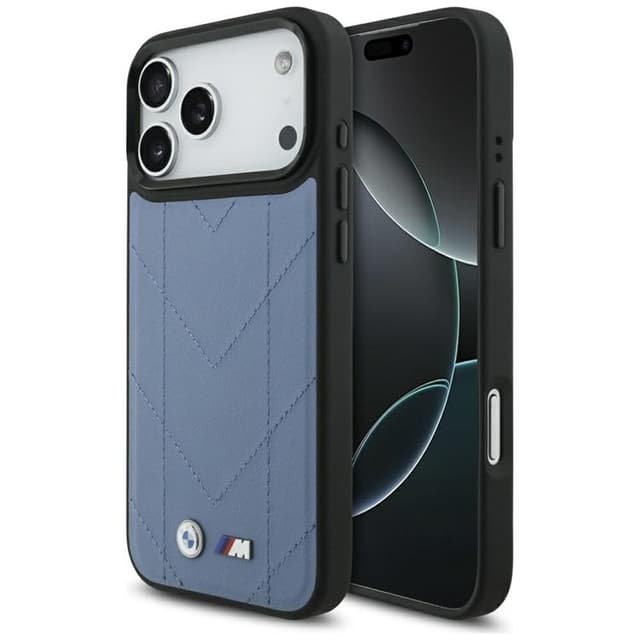 BMW telefontaske til iPhone 17 Pro Max MagSafe M quiltet logo