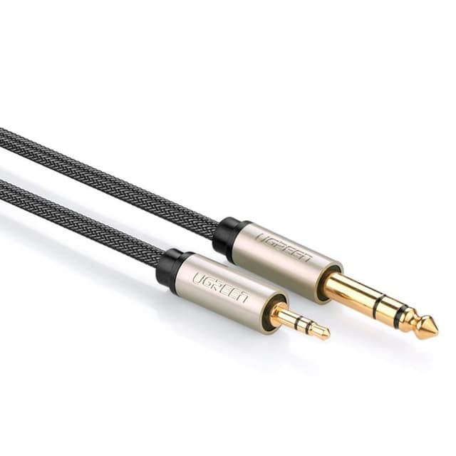 Ugreen AUX Kabel TRS Mini Jack 3.5mm 2m - Svart
