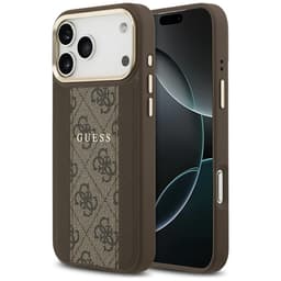 Guess Mobilskal till iPhone 17 Pro Max Magsafe Stripe - Brun