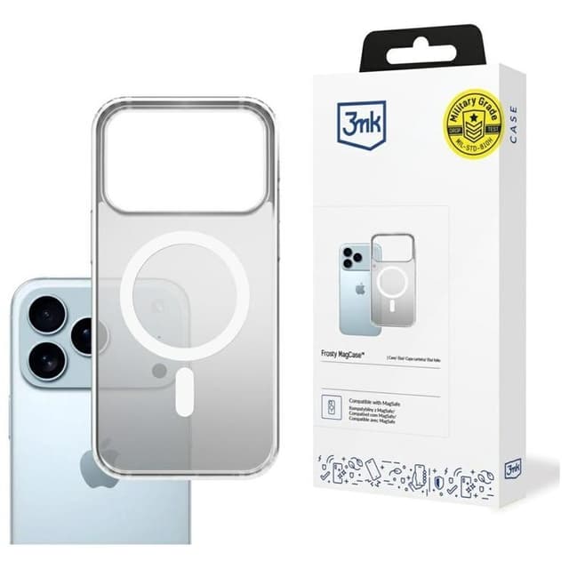 3MK Mobilskal till iPhone 17 Pro Max MagSafe Frosty