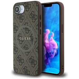 Guess Mobilskal till iPhone 16e MagSafe 4G Ring Classic Logo