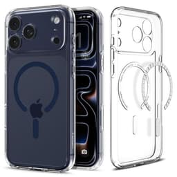 Spigen Mobilskal till iPhone 17 Pro Max Ultra Hybrid Magsafe - Clear/Deep Blue