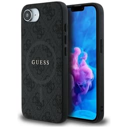 Guess telefonetui til iPhone 16e MagSafe 4G Ring Classic Logo