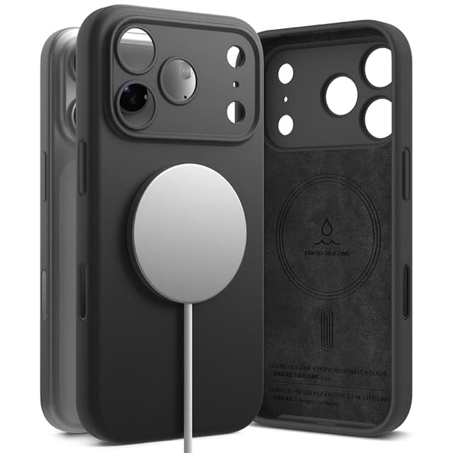 Ringke Mobilskal till iPhone 17 Pro Max Magsafe Magnetic Silikon - Svart