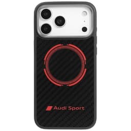 Audi Mobilskal till iPhone 17 Pro Max MagSafe Carbon Fiber Sport Red Circle