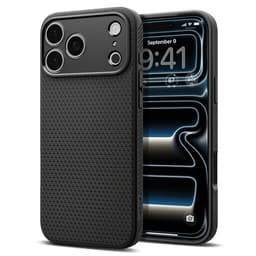 Spigen Mobilskal för Apple iPhone 17 Pro Max Liquid Air - Matte Svart