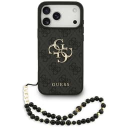 Guess Mobilskal till iPhone 17 Pro Max 4G Strap 4G Classic Logo - Svart