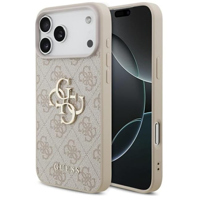 Guess Mobilskal till iPhone 17 Pro Max 4G Big Logo - Rosa