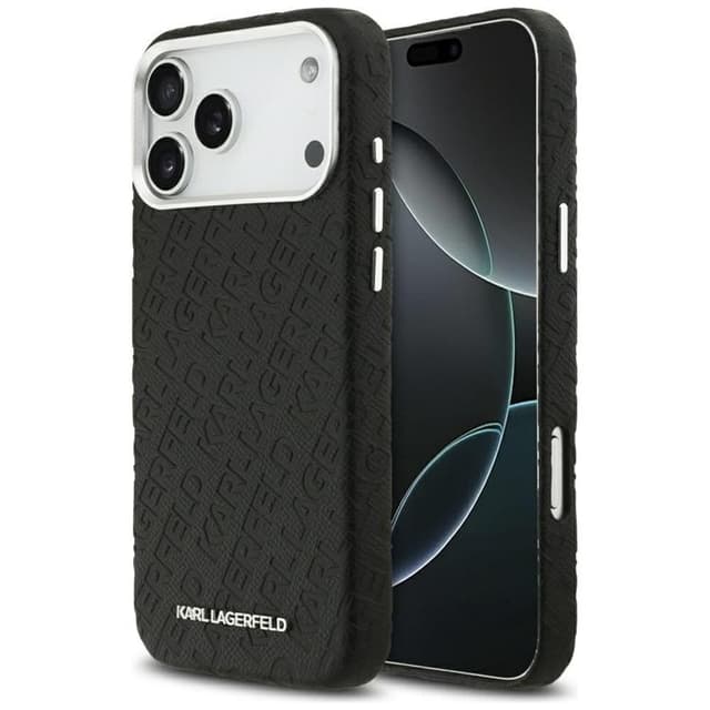 Karl Lagerfeld Mobilskal till iPhone 17 Pro Max MagSafe FW Stamped Karl