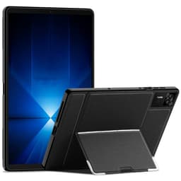 Til Lenovo Legion Y700 (2025) / Legion Tab Gen 3 Deksel med Roterbart Stativ PU + PC - Svart