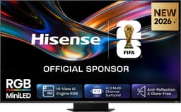 Hisense 65" UR9S RGB MiniLED 4K älytelevisio (2026)