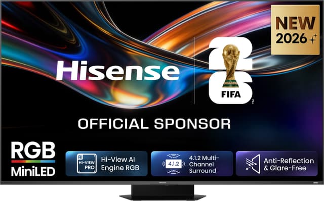 Hisense 75" UR9S RGB MiniLED 4K Smart TV (2026)