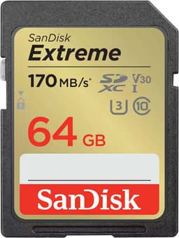 SanDisk Extreme PLUS UHS-I SDXC kortti (64 GB)