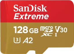 SanDisk Extreme PLUS microSDXC-kort (128 GB)