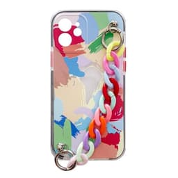 Color Gel Chain Pendant Skal iPhone 13 Pro - Flerfärgad