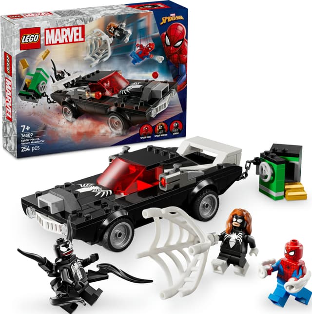 LEGO - Super Heroes - Spider-Man mot Venoms Muskelbil (76309)