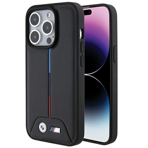 BMW Mobilskal till iPhone 15 Pro MagSafe Quilted Tricolor