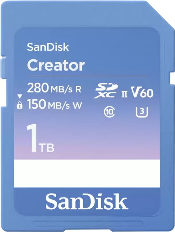 SanDisk Creator SD UHS-II hukommelseskort (1 TB)