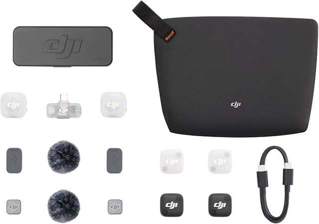 DJI Mic Mini 2 trådløs mikrofon (2TX + 1 RX + ladeetui) - Elkjøp