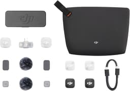 DJI Mic Mini 2 trådløs mikrofon (2TX + 1 RX + Opladningsetui)