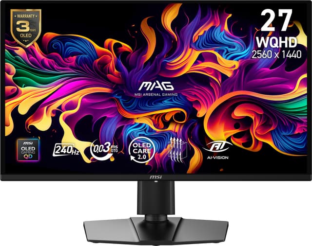 MAG 274QP QD-OLED X24 24/QD-OLED/240Hz/0,03ms gamingskärm