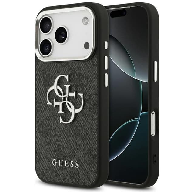 Guess Mobilskal till iPhone 17 Pro 4G Big 4G Classic Logo - Svart