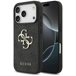 Guess Mobilskal till iPhone 17 Pro 4G Big Logo - Svart
