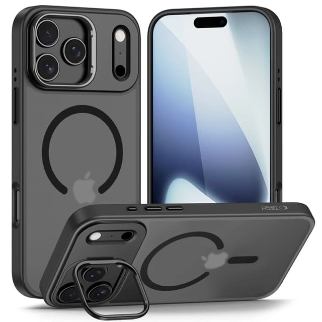 Tech-Protect Mobilskal till iPhone 17 Pro Magsafe Kickstand - Matte Svart